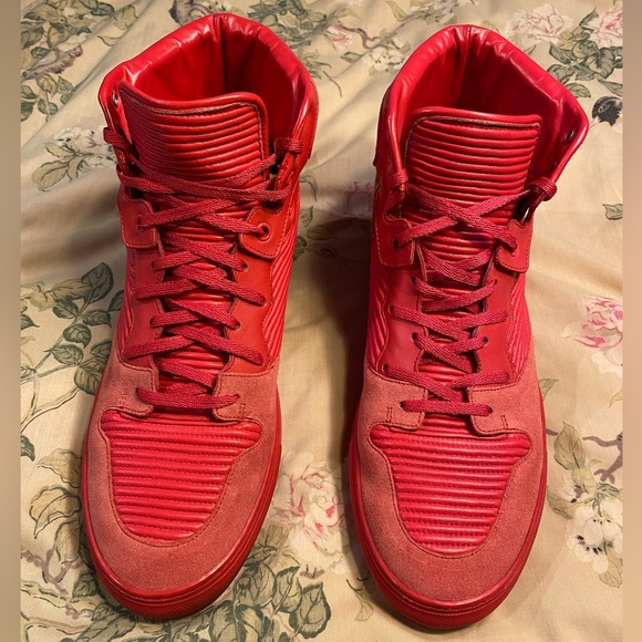 Balenciaga Cambure Panelled Leather High Top Sneakers - Picture 10 of 13